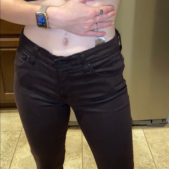 Big Star Alex skinny stretch jean in deep brown. - Picture 3 of 3